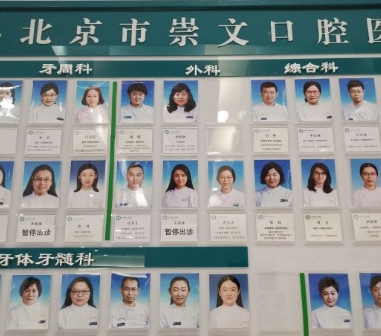 北京崇文口腔医院医生团队