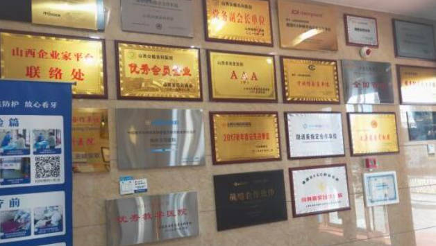 山西众植齿科医院(桃源路店)荣誉